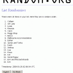 Random List