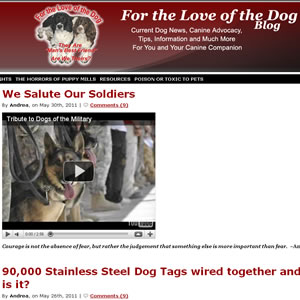 for the love of the dog blog for the love of the dog blog