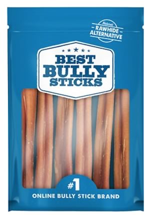 Blue bag of best bully sticks